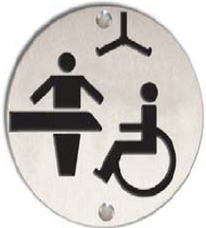 Changing Places WC Sign